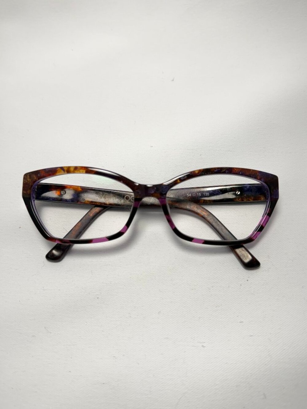OGI Evolution Purple Tortoise Eyeglasses Frames Only